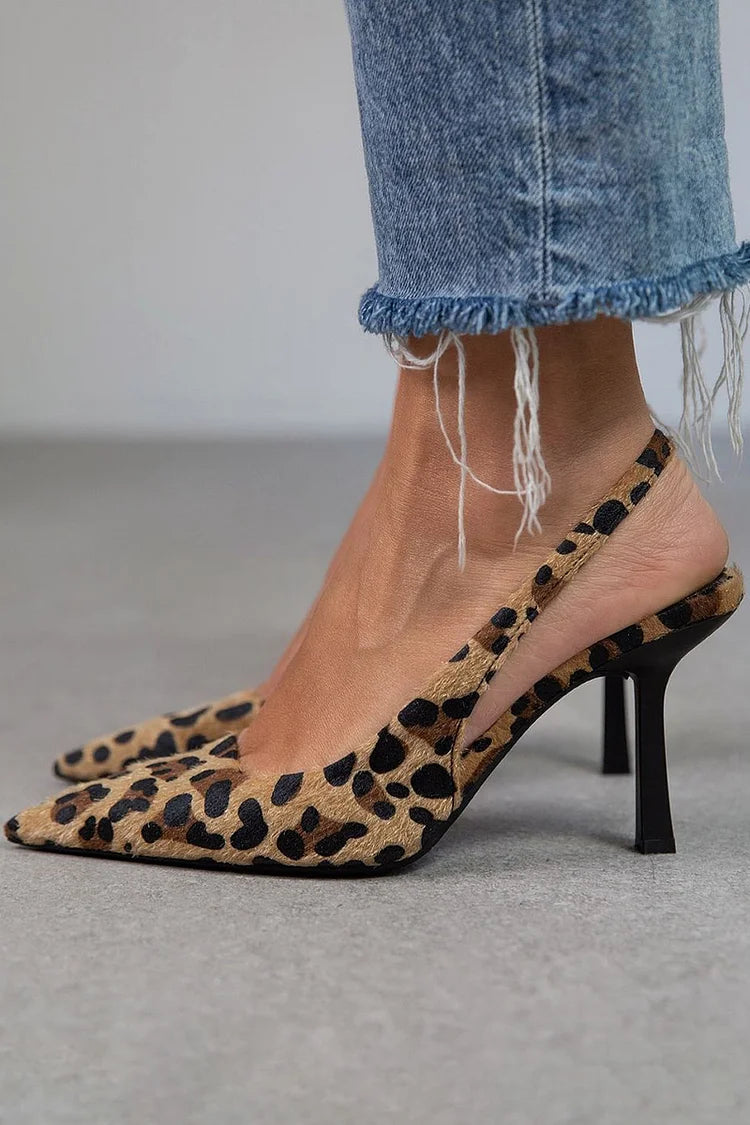 AMBER | Pumps met dierenprint