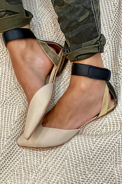 LUNA | ELEGANTE LAGE SANDALEN