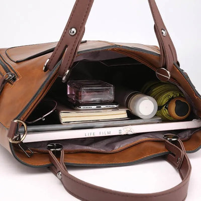 Maelis PU Leather Shoulder Bag