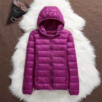 Dagmar Quilted Mid-Season Jacket | Purple