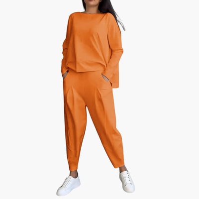Anna | Comfortabele tweedelige set met ronde hals