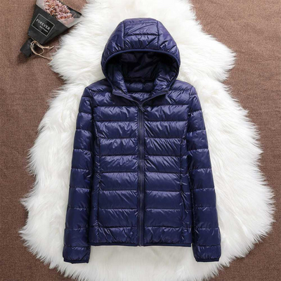 Dagmar Quilted Mid-Season Jacket | Dark Blue