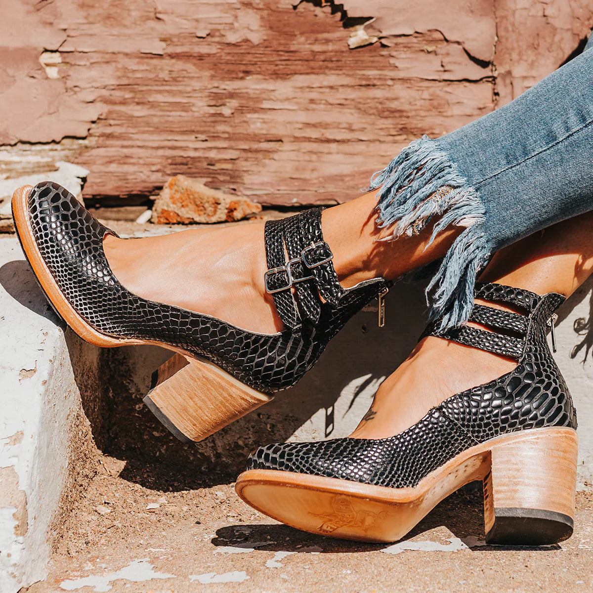 Gemma | Pumps met bandjes