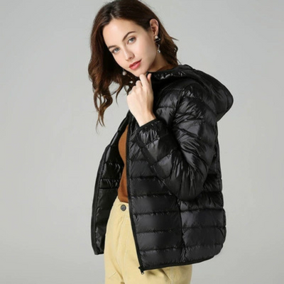 Dagmar Quilted Mid-Season Jacket | Black