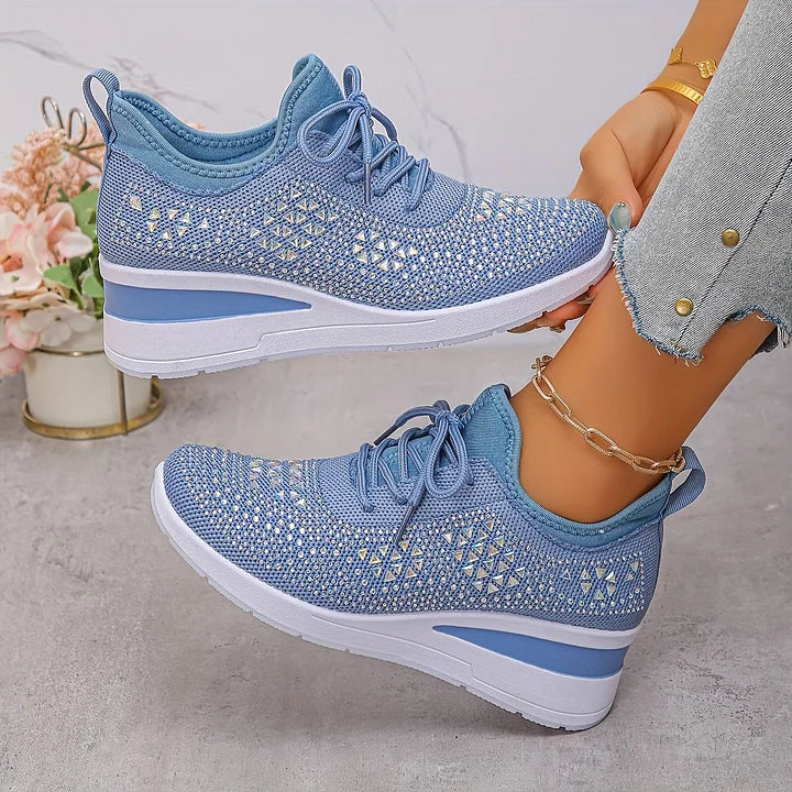 Giselle – Orthopedische sneakers met glinsterende steentjes