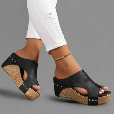 Mila - Handcrafted suede leather sandals