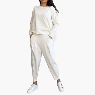 Anna | Comfortabele tweedelige set met ronde hals
