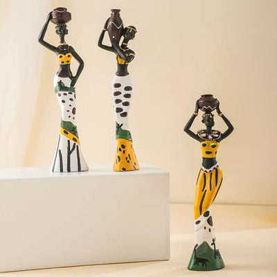 African Heritage Resin Figurines