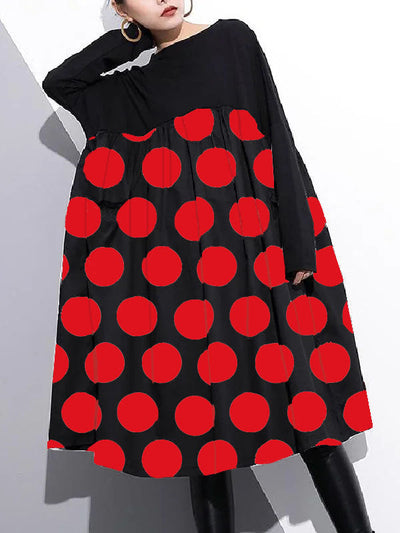 Elegant Black Cotton Shift Dress
