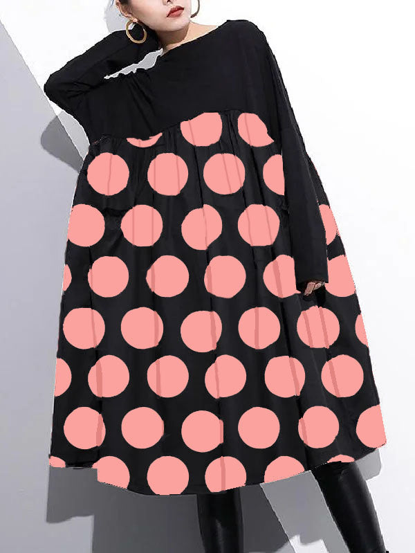 Elegant Black Cotton Shift Dress