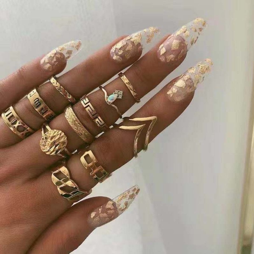 Unieke premium set met 8 tot 12 ringen