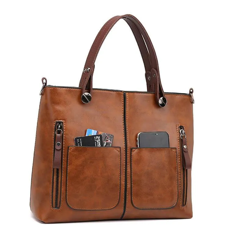 Maelis PU Leather Shoulder Bag