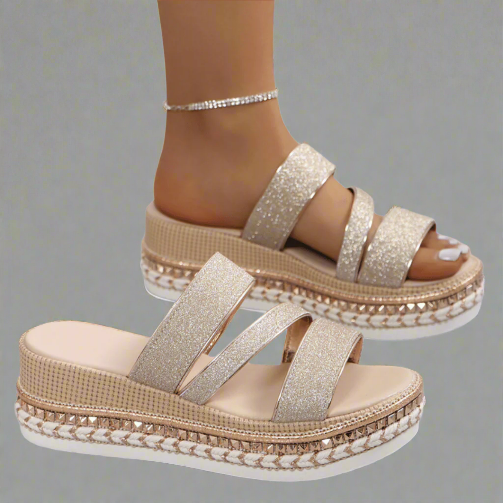 Helen | Comfortable Wedge Sandals Made from Premium Material