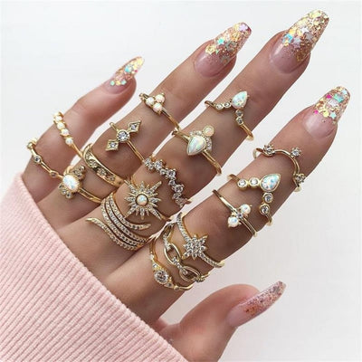 Unieke premium set met 8 tot 12 ringen