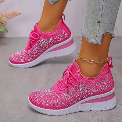 Giselle – Orthopedische sneakers met glinsterende steentjes