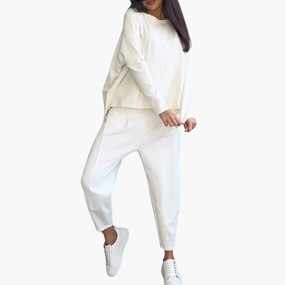 Anna | Comfortabele tweedelige set met ronde hals