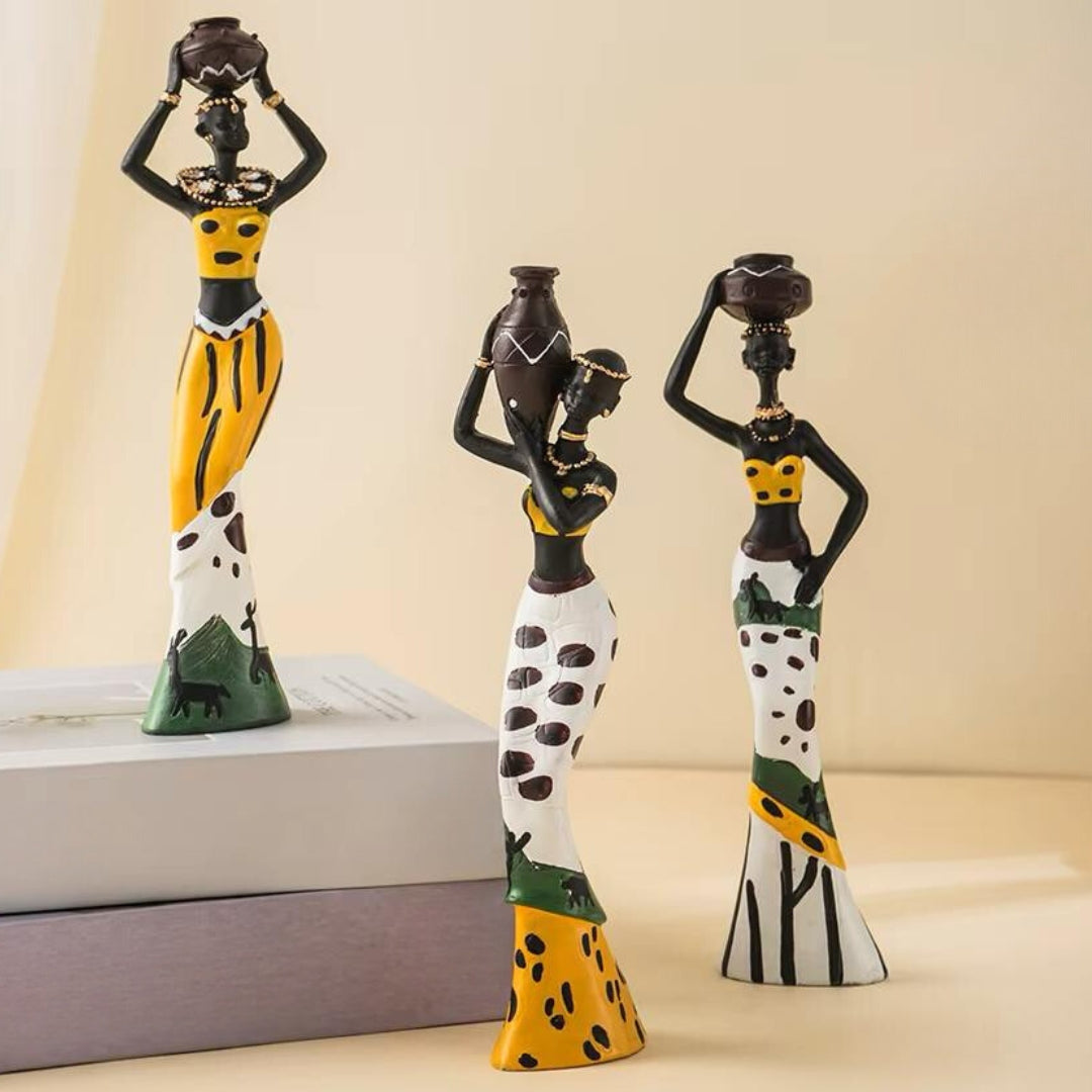 African Heritage Resin Figurines