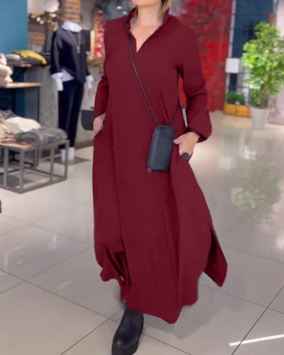 Gemma - Full-Length Dress with Side Slit