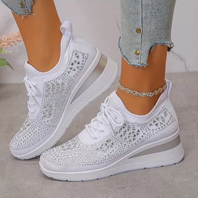 Giselle – Orthopedische sneakers met glinsterende steentjes