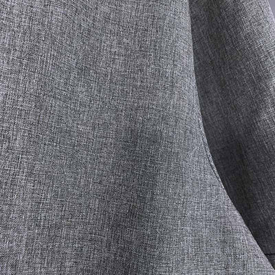 Men's Solid Colour Lapel Cotton Linen Short Sleeve Shirt