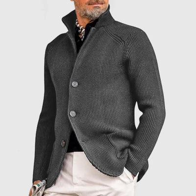 Marzio Refined Cardigan with Button Fastening