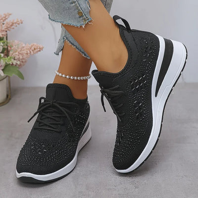Giselle – Orthopedische sneakers met glinsterende steentjes
