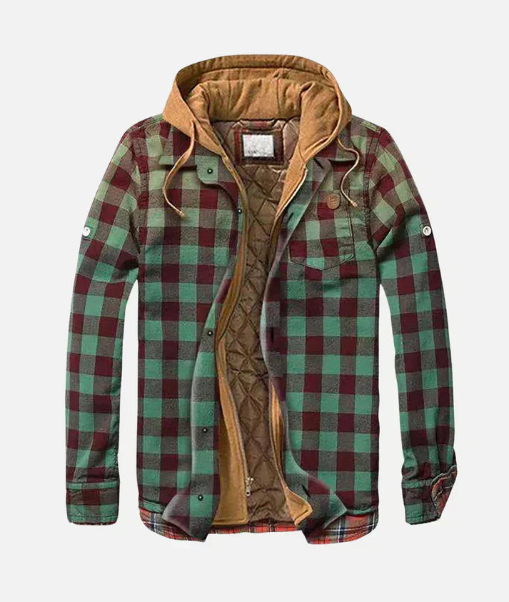 Alain | Patchwork geruite jas