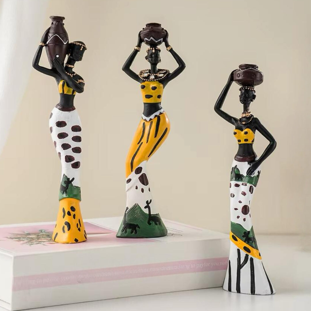 African Heritage Resin Figurines