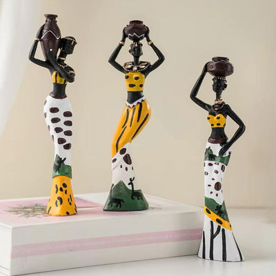 African Heritage Resin Figurines
