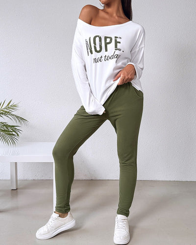 Nope Not Today – Loungewear Set