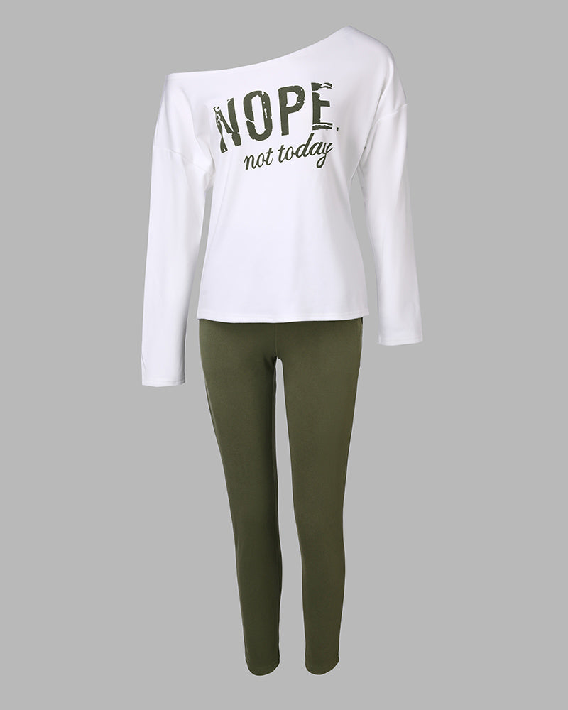 Nope Not Today – Loungewear Set