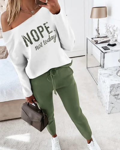 Nope Not Today – Loungewear Set