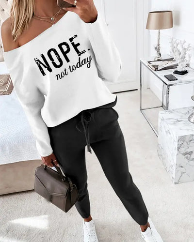 Nope Not Today – Loungewear Set
