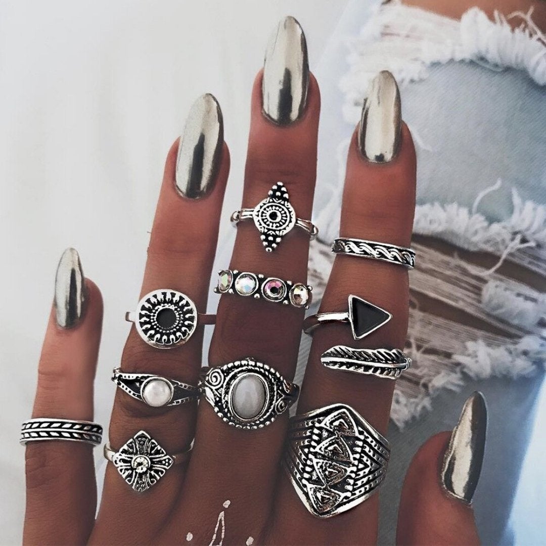 Unieke premium set met 8 tot 12 ringen