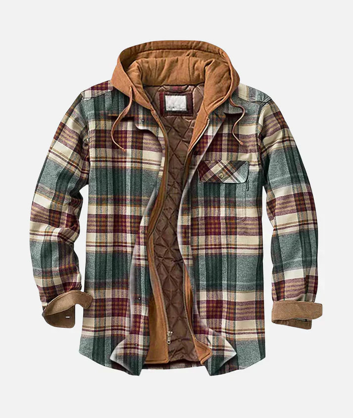 Alain | Patchwork geruite jas