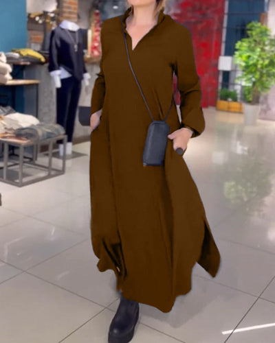 Gemma - Full-Length Dress with Side Slit