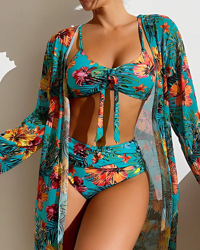 Marina™ | Luxe Bikini- en Pareo-set