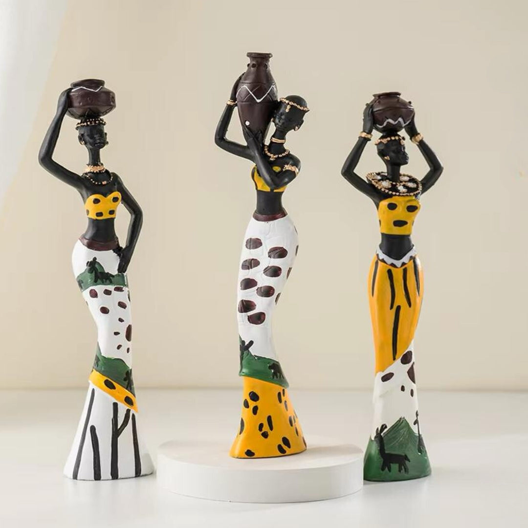 African Heritage Resin Figurines