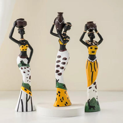 African Heritage Resin Figurines