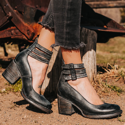 Gemma | Pumps met bandjes