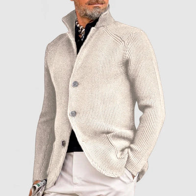 Marzio Refined Cardigan with Button Fastening
