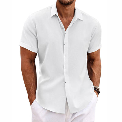 H.L Alexander Linen Short-Sleeved Shirt