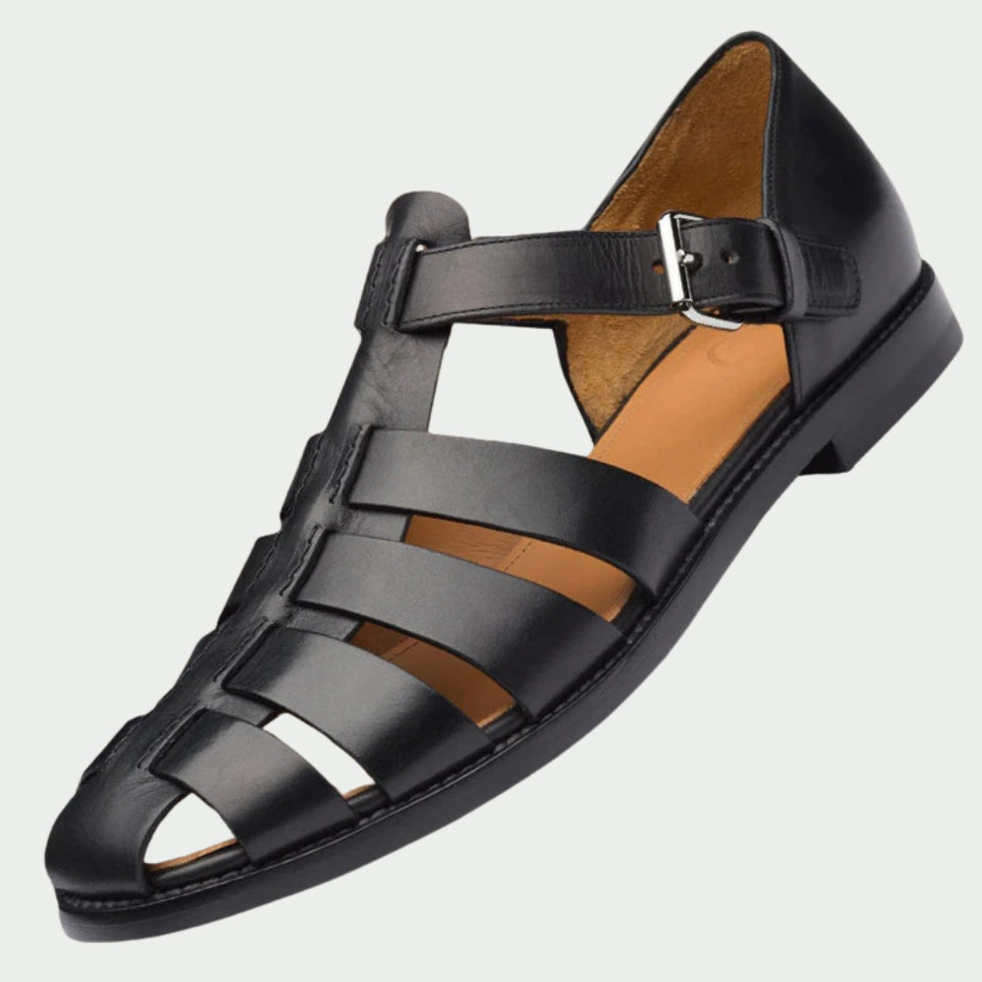 Van der Hulst™ | Premium Leren Sandalen voor Heren