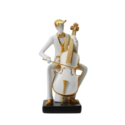 Gilded Symphony Ensemble Sculptures