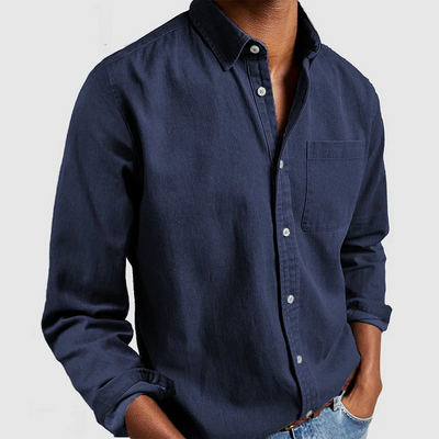 Van der Hulst™ | Premium casual overhemd met lange mouwen