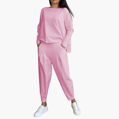 Anna | Comfortabele tweedelige set met ronde hals