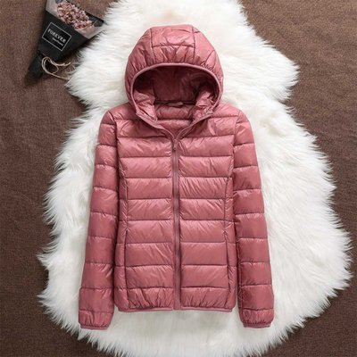 Dagmar Quilted Mid-Season Jacket | Salmon