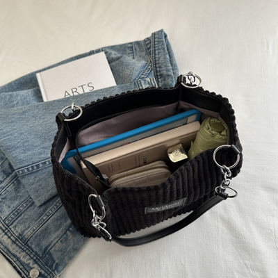 MEGAN COTTON CORDUROY BAG