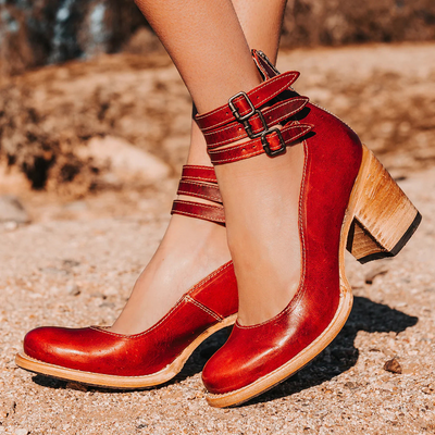 Gemma | Pumps met bandjes