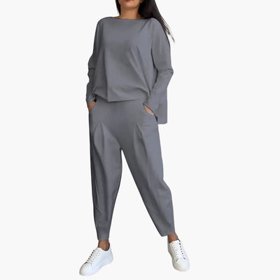 Anna | Comfortabele tweedelige set met ronde hals
